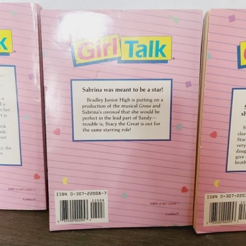 Vintage 90s Girl Talk By L.E. Blair Book Lot - Picture 7 of 10